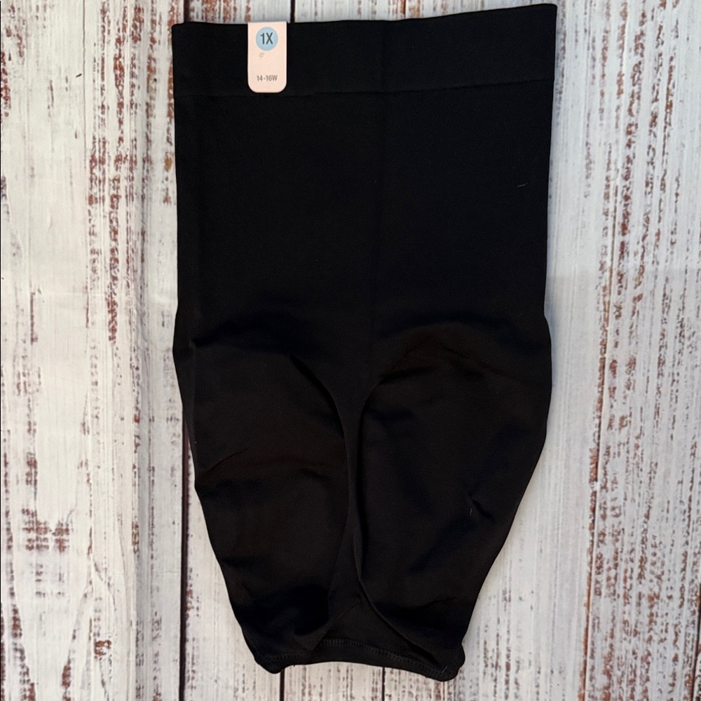 Dressbarn Black Smooth & Slim High Waisted Shapewear 1X NWT - Picture 2 of 7